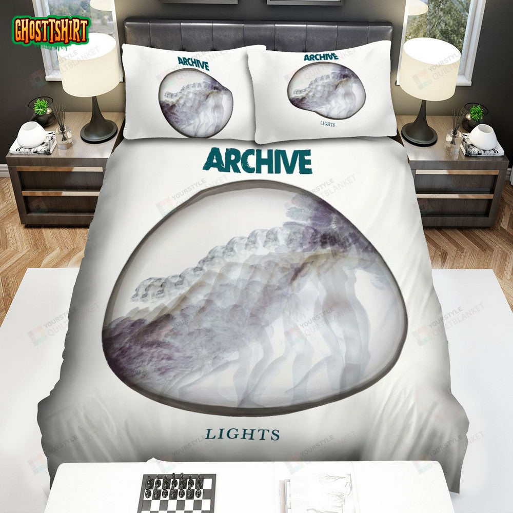 Archive Band, Light Album Cover Bed Sheets Spread Duvet Cover Bedding Set