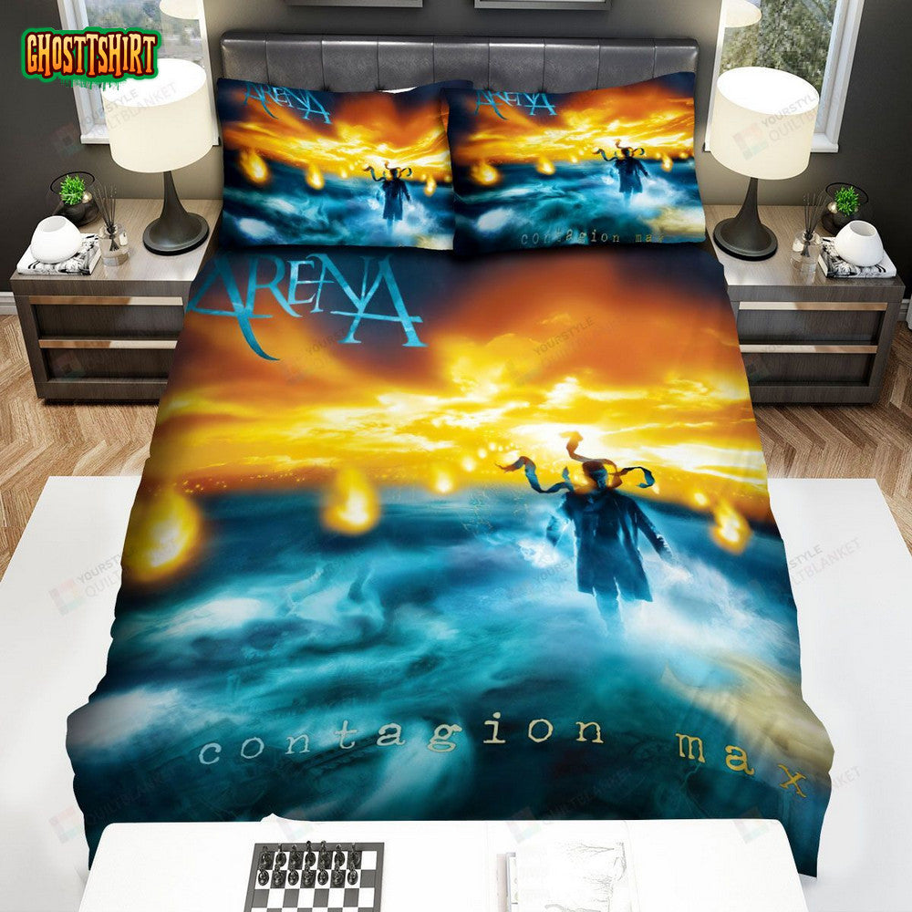 Arena Band Contagion Max Album Cover Bed Sheets Spread Comforter Duvet Cover Bedding Set
