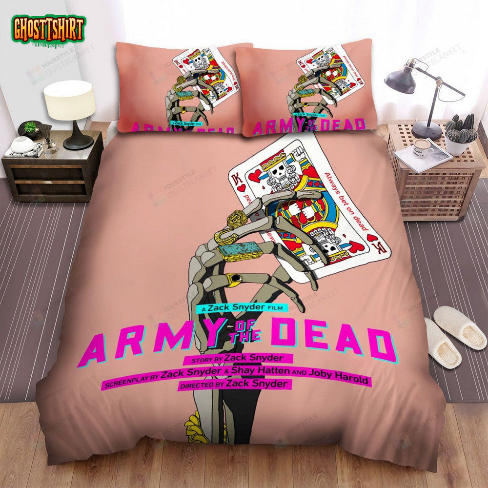 Army Of The Dead Movie Poste 2 Bed Sheets Spread Comforter Duvet Cover Bedding Set