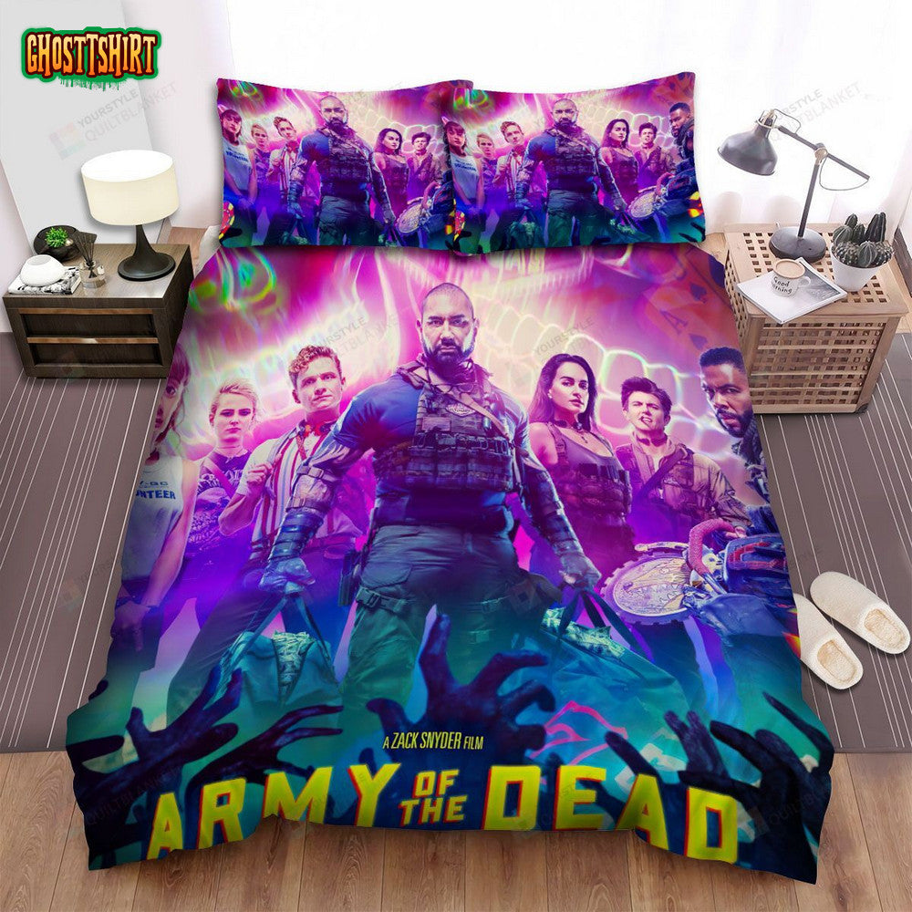 Army Of The Dead Movie Poster 5 Bed Sheets Spread Comforter Duvet Cover Bedding Set