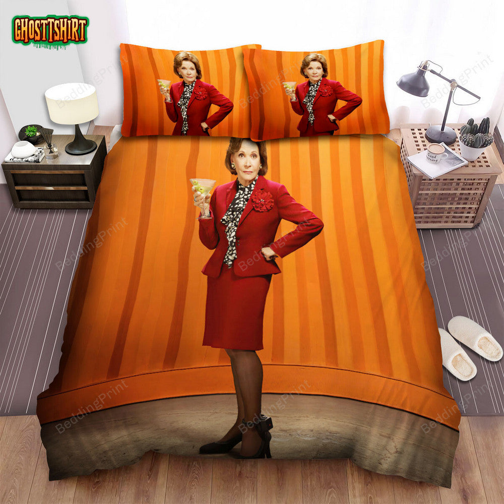 Arrested Development (2003–2019) Lucille Bluth Movie Poster Bed Sheets Duvet Cover Bedding Set
