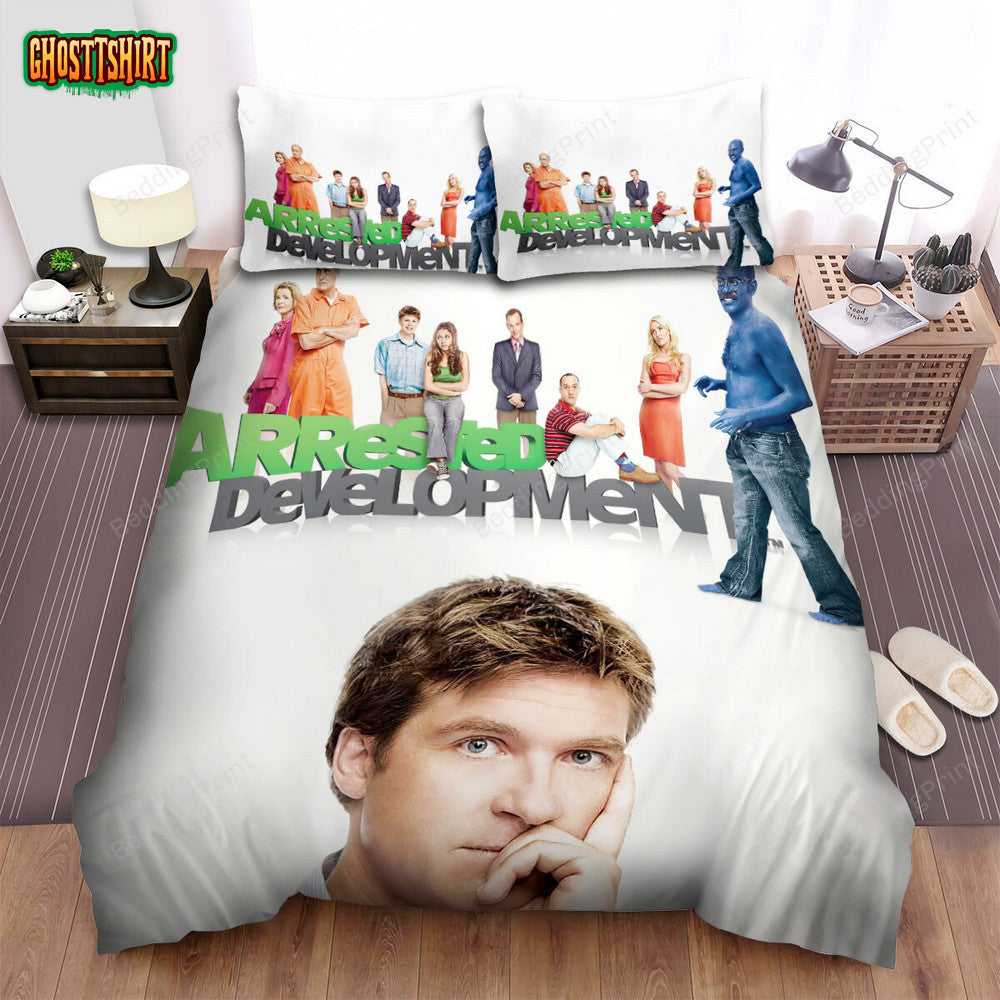 Arrested Development (2003–2019) Movie Poster Ver 2 Bed Sheets Duvet Cover Bedding Set