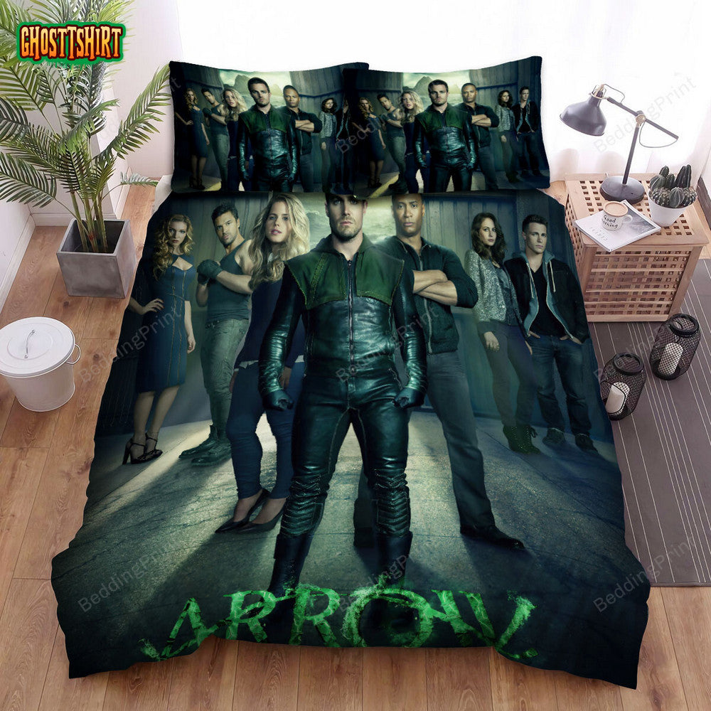 Arrow (2012–2020) Movie Poster 5 Bed Sheets Duvet Cover Bedding Set