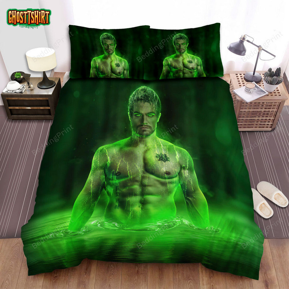 Arrow (2012–2020) Movie Poster 8 Bed Sheets Duvet Cover Bedding Set