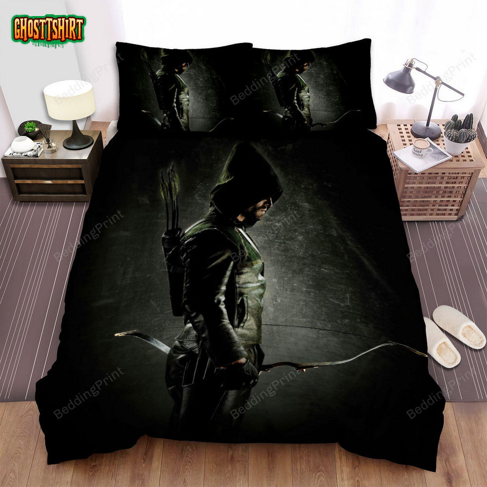 Arrow (2012–2020) Movie Poster Theme 3 Bed Sheets Duvet Cover Bedding Set