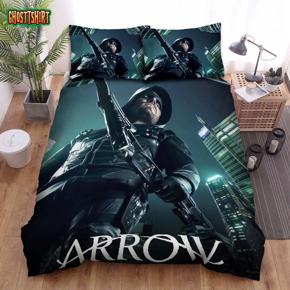 Arrow (2012–2020) Season 5 Poster Bed Sheets Duvet Cover Bedding Set