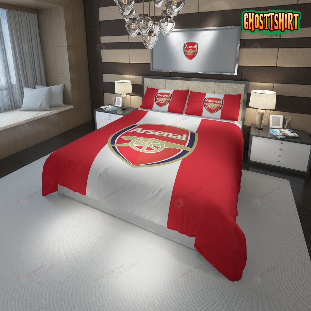 Arsenal Fc Football Club Bedding Set