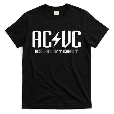 ACVC Respiratory Therapist Funny Vent Settings RT Student T-Shirt