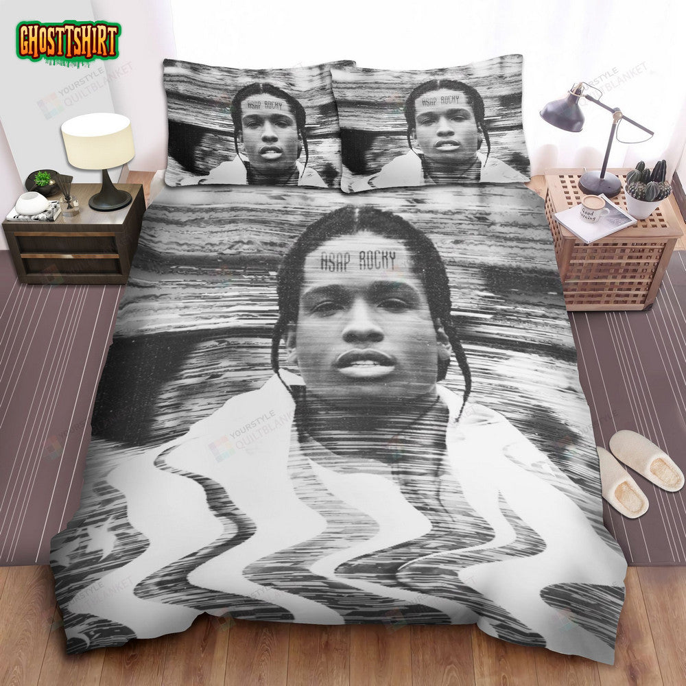 Asap Rocky At Long Last Asap Album Cover Art Bed Sheets Spread Comforter Duvet Cover Bedding Set