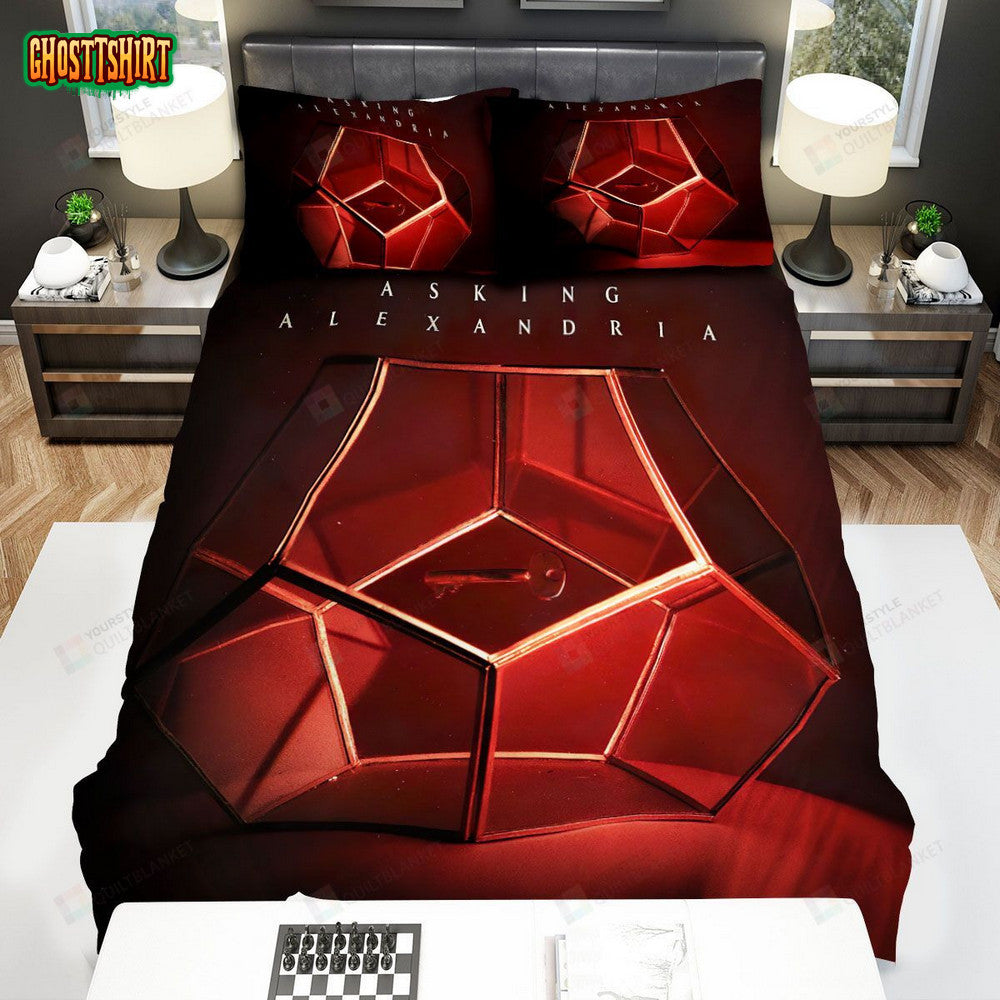 Asking Alexandria Album Cover Bed Sheets Spread Comforter Duvet Cover Bedding Set