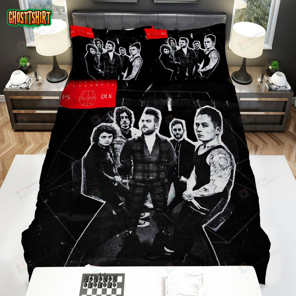 Asking Alexandria Lp5 Dlx Album Cover Bed Sheets Spread Comforter Duvet Cover Bedding Set