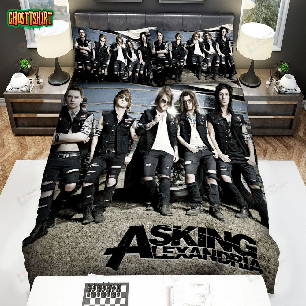 Asking Alexandria Photo Of The Band Bed Sheets Spread Comforter Duvet Cover Bedding Set
