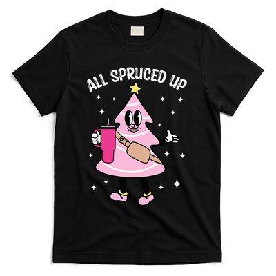 All Spruced Up Bougie Christmas Tree Boujee Xmas Christmas T-Shirt