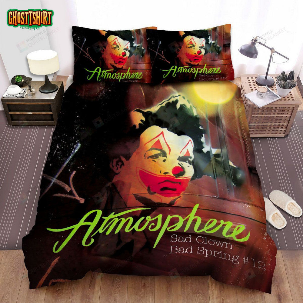 Atmosphere Sad Clown Bad Spring Album Cover Bed Sheets Spread Comforter Duvet Cover Bedding Set