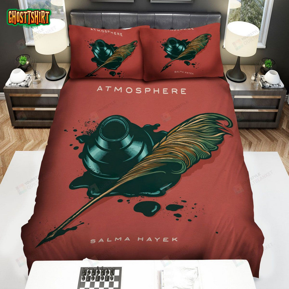 Atmosphere Salma Hayek Album Cover Bed Sheets Spread Comforter Duvet Cover Bedding Set