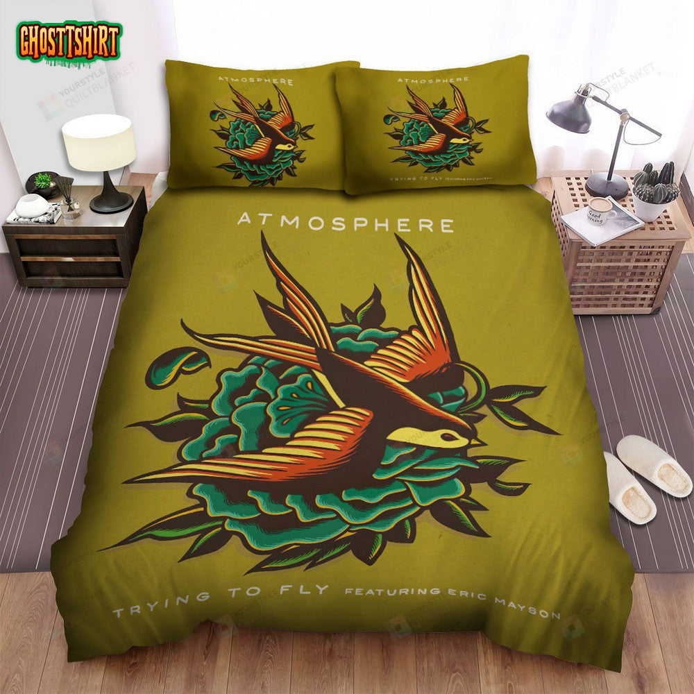 Atmosphere Trying To Fly Album Cover Bed Sheets Spread Comforter Duvet Cover Bedding Set