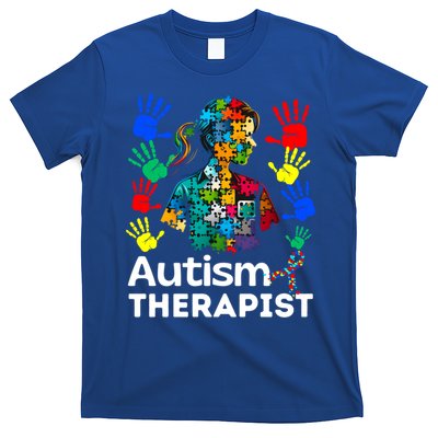 Autism Therapist Navigating Autism T Autism Counseling T Gift T-Shirt