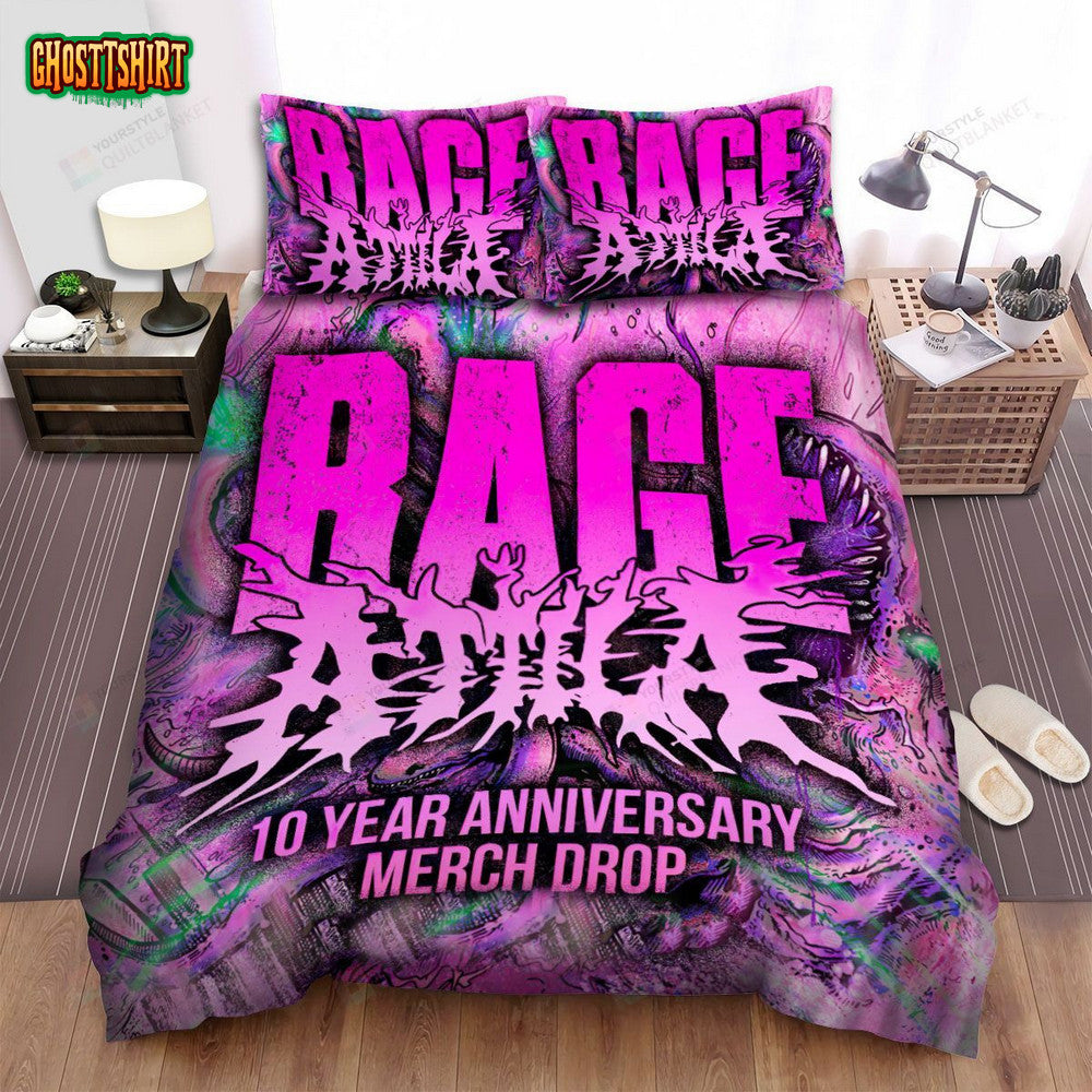 Attila Album Rage Bed Sheets Spread Comforter Duvet Cover Bedding Set