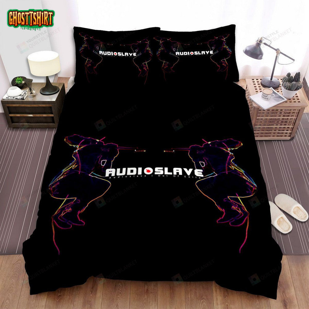 Audioslave Music Band Out Of Exile Fanart Bed Sheets Spread Comforter Duvet Cover Bedding Set