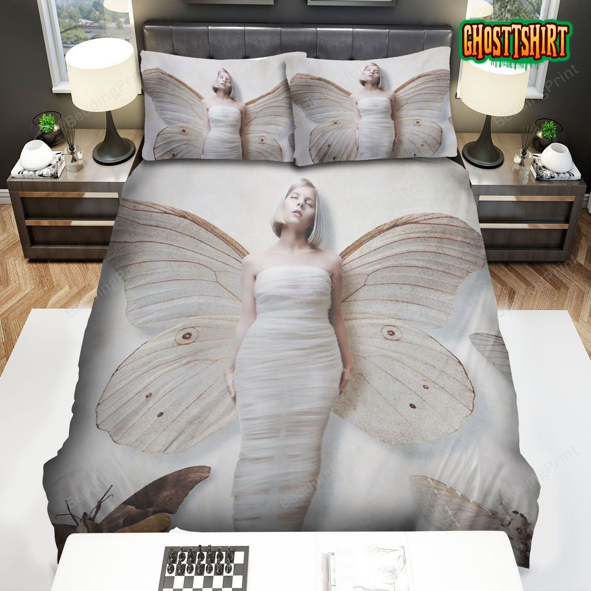Aurora Through The Eyes Of A Child Poster Bed Sheets Duvet Cover Bedding Set
