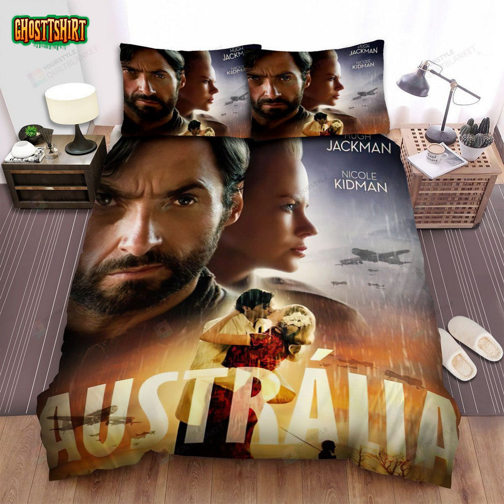 Australia Movie Poster 5 Bed Sheets Spread Comforter Duvet Cover Bedding Set