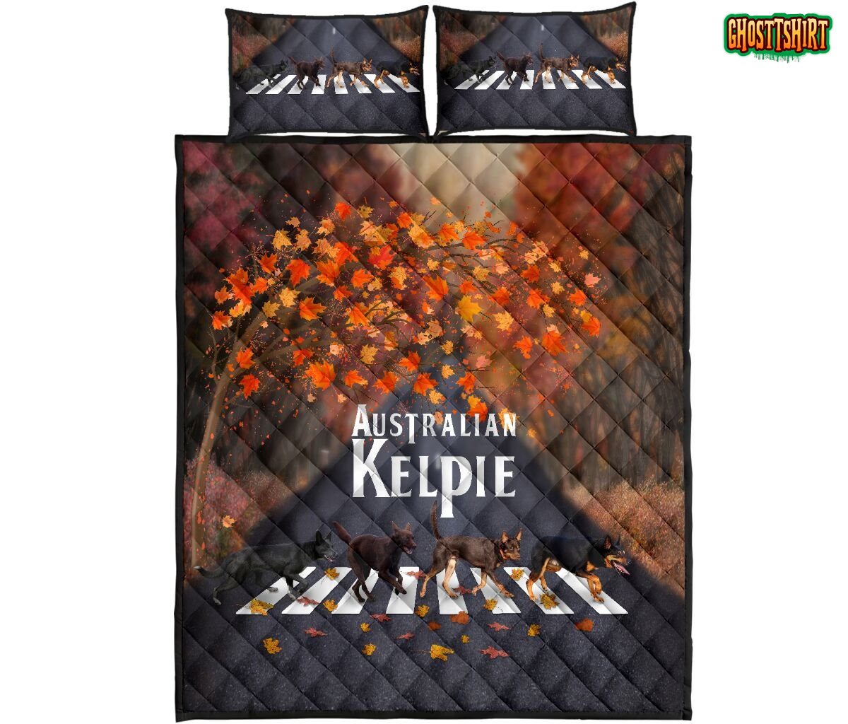 Australian Kelpie Autumn Bedding Set