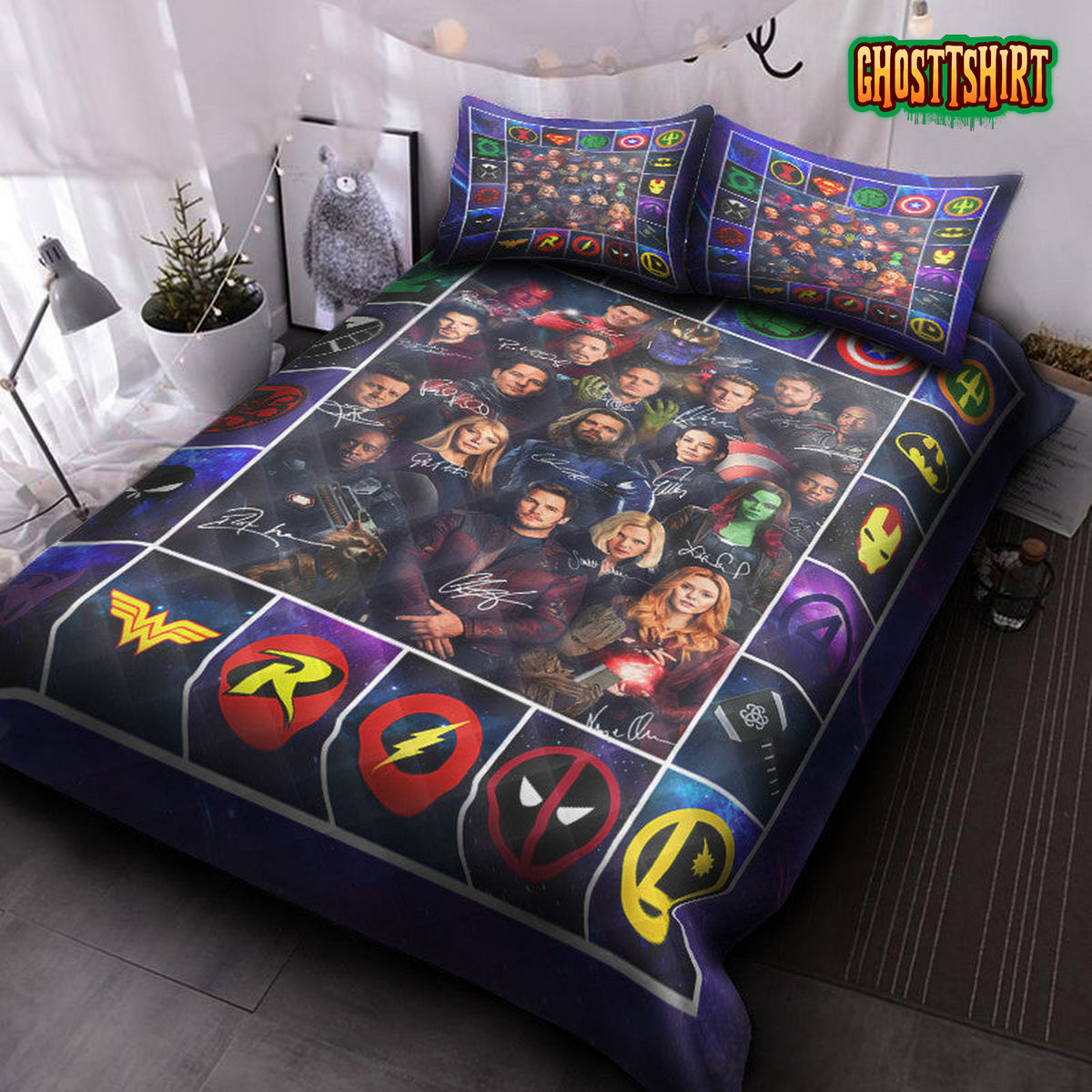 Avengers Quilt Bedding Set