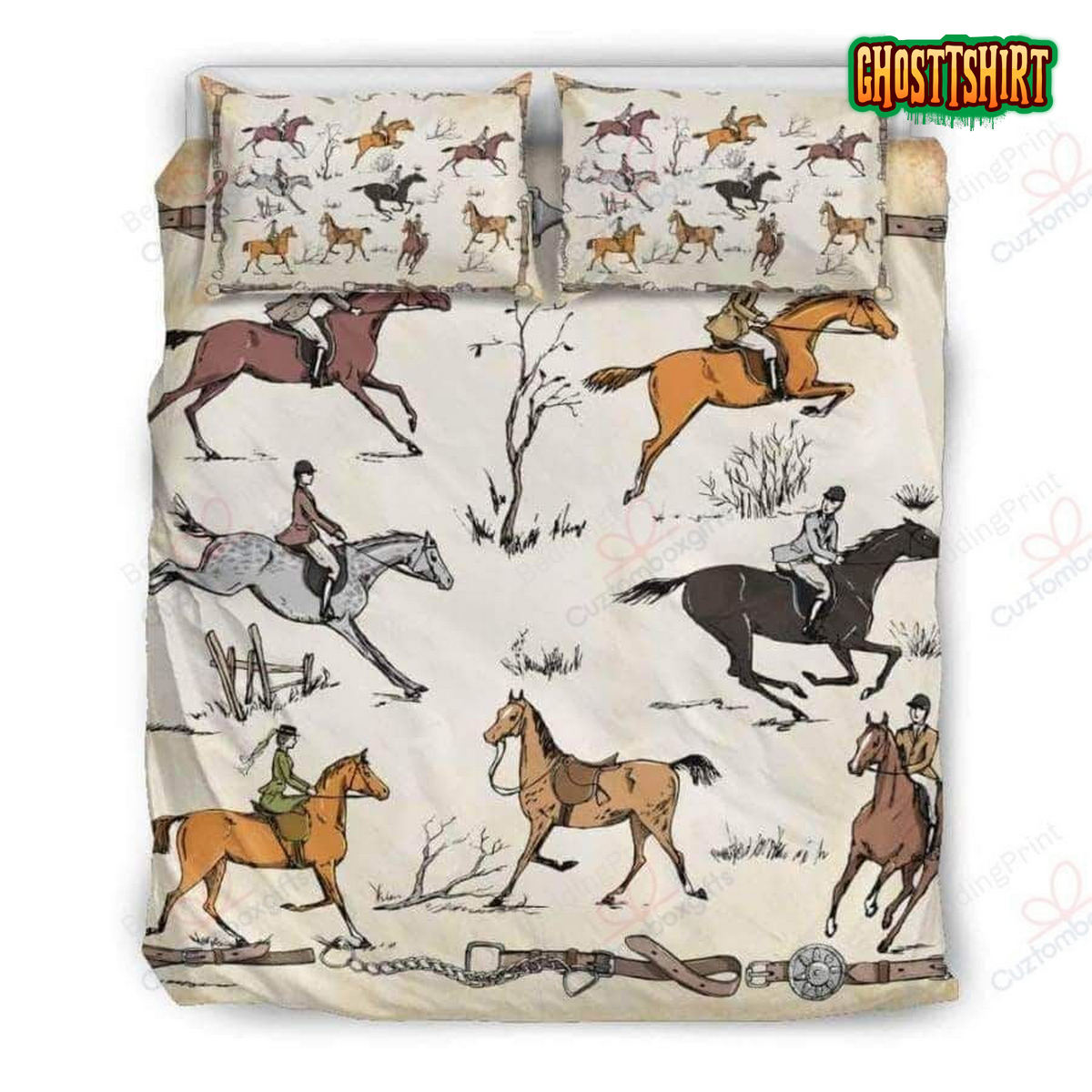 Awesome Horse Bedding Set