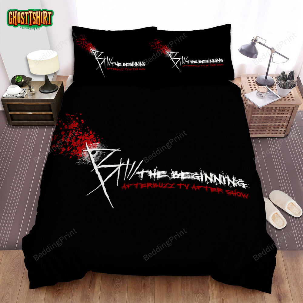 B The Beginning Official Anime Logo Bed Sheets Spread Duvet Cover Bedding Set