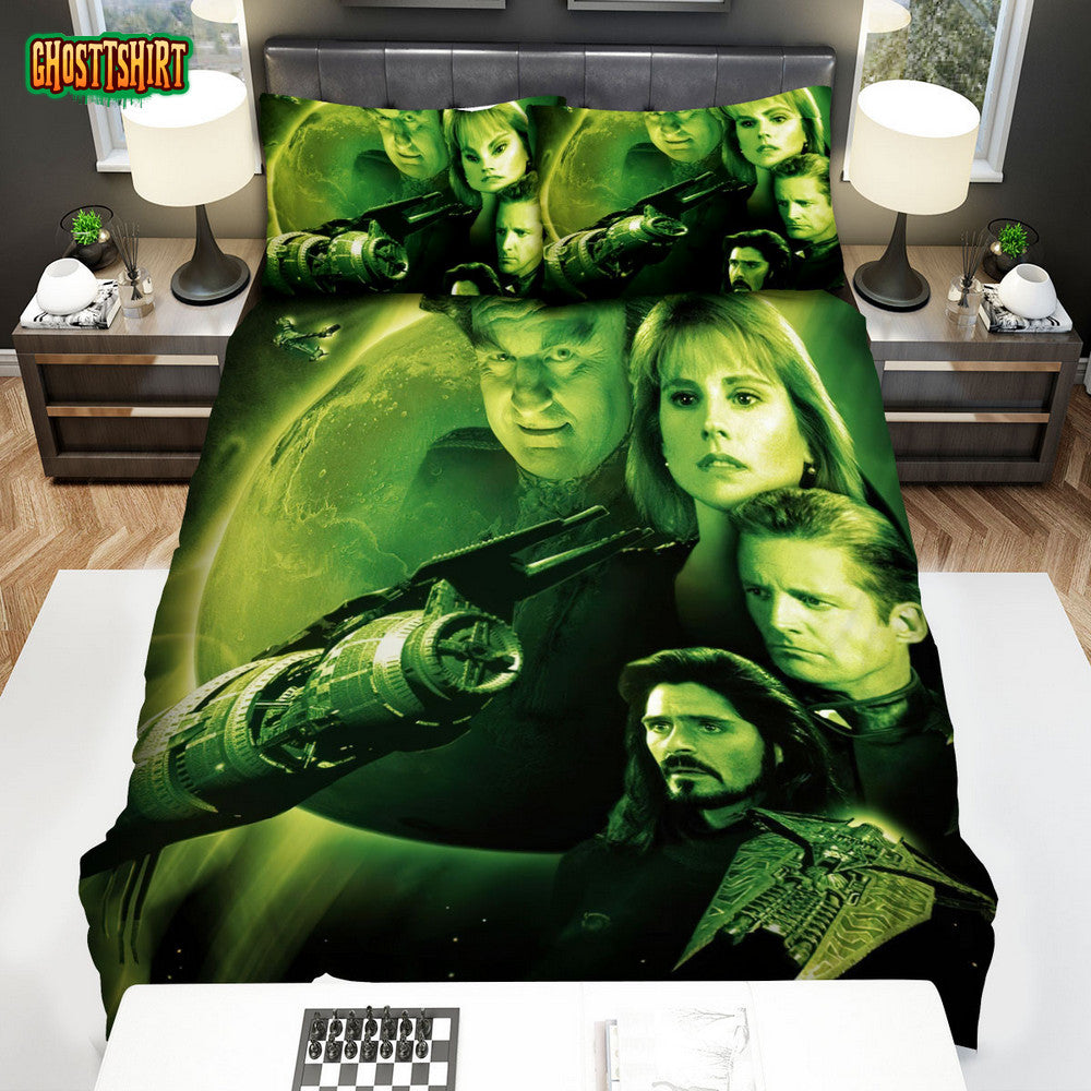 Babylon 5 (1993-1998) Movie Poster I Bed Sheets Spread Comforter Duvet Cover Bedding Set
