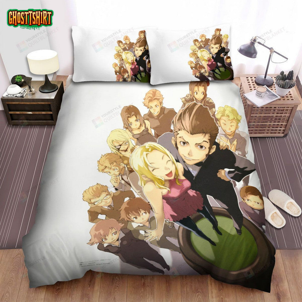 Baccano Issac Miria And Characters Bed Sheets Spread Comforter Duvet Cover Bedding Set