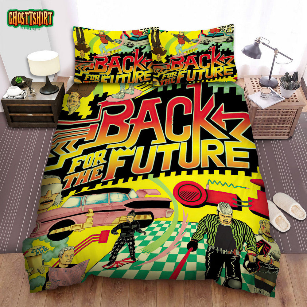 Back To The Future Part Iii Movie Art 1 Bed Sheets Spread Comforter Duvet Cover Bedding Set