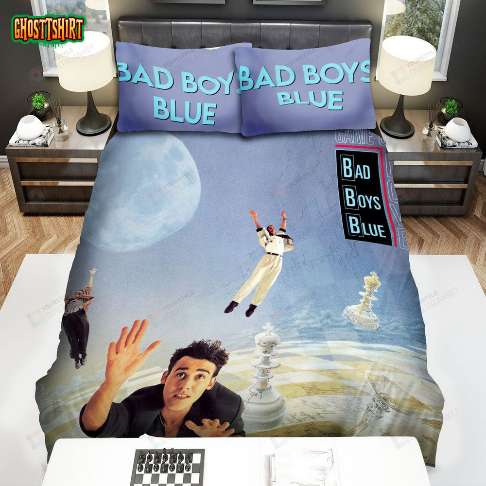 Bad Boys Blue Music Game Of Love Album Cover Bed Sheets Spread Comforter Duvet Cover Bedding Set