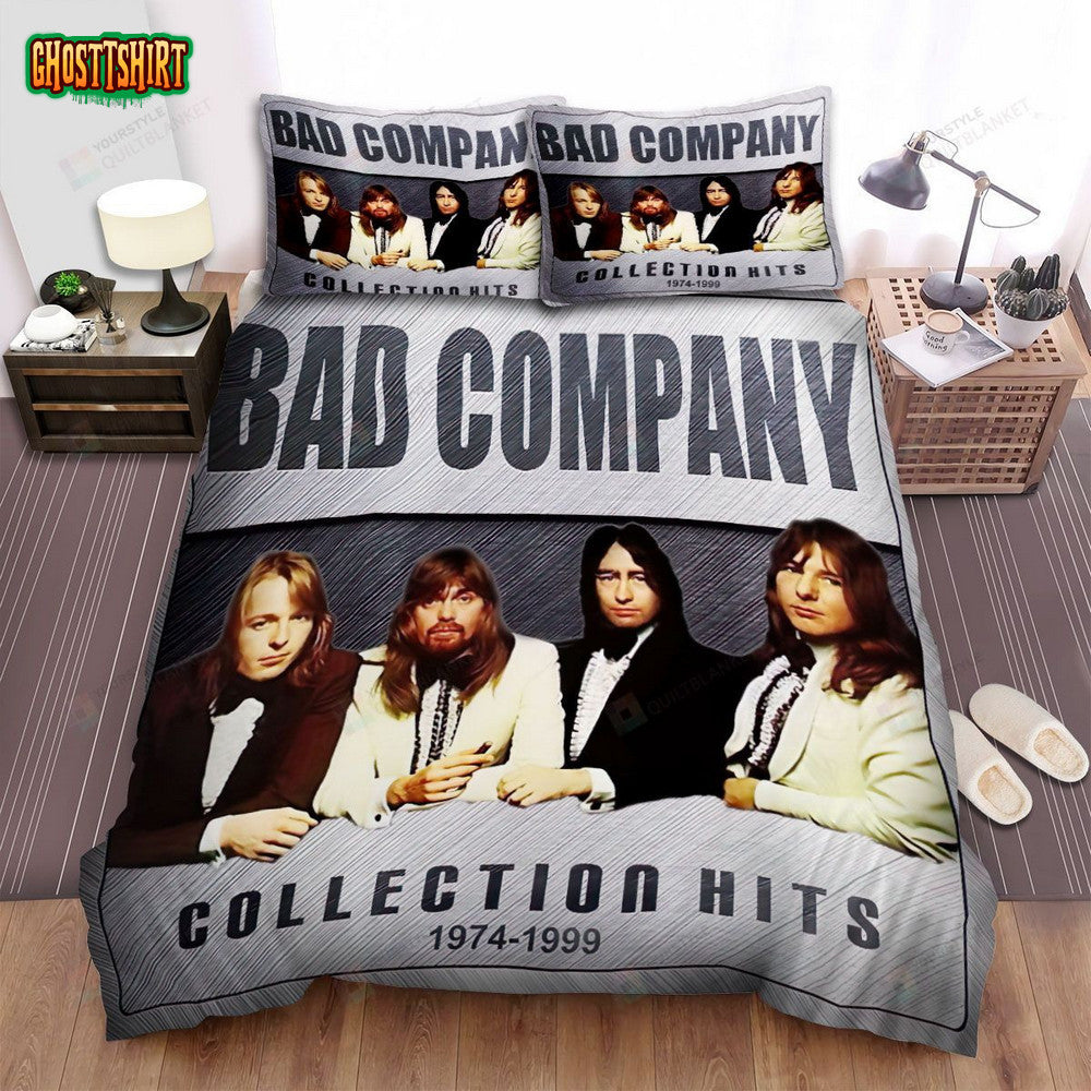 Bad Company Band Collection Hits Bed Sheets Spread Comforter Duvet Cover Bedding Set