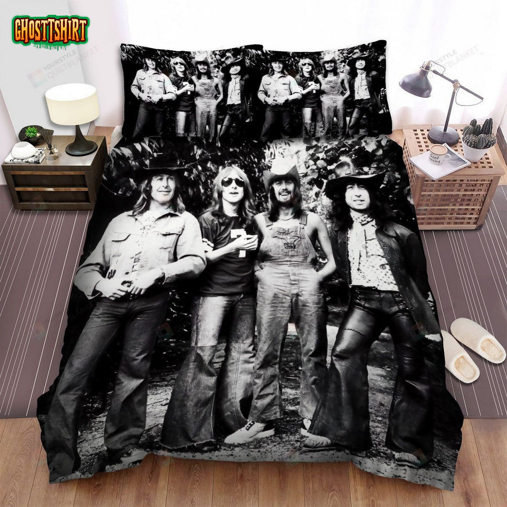 Bad Company Band Tree Background Bed Sheets Spread Comforter Duvet Cover Bedding Set