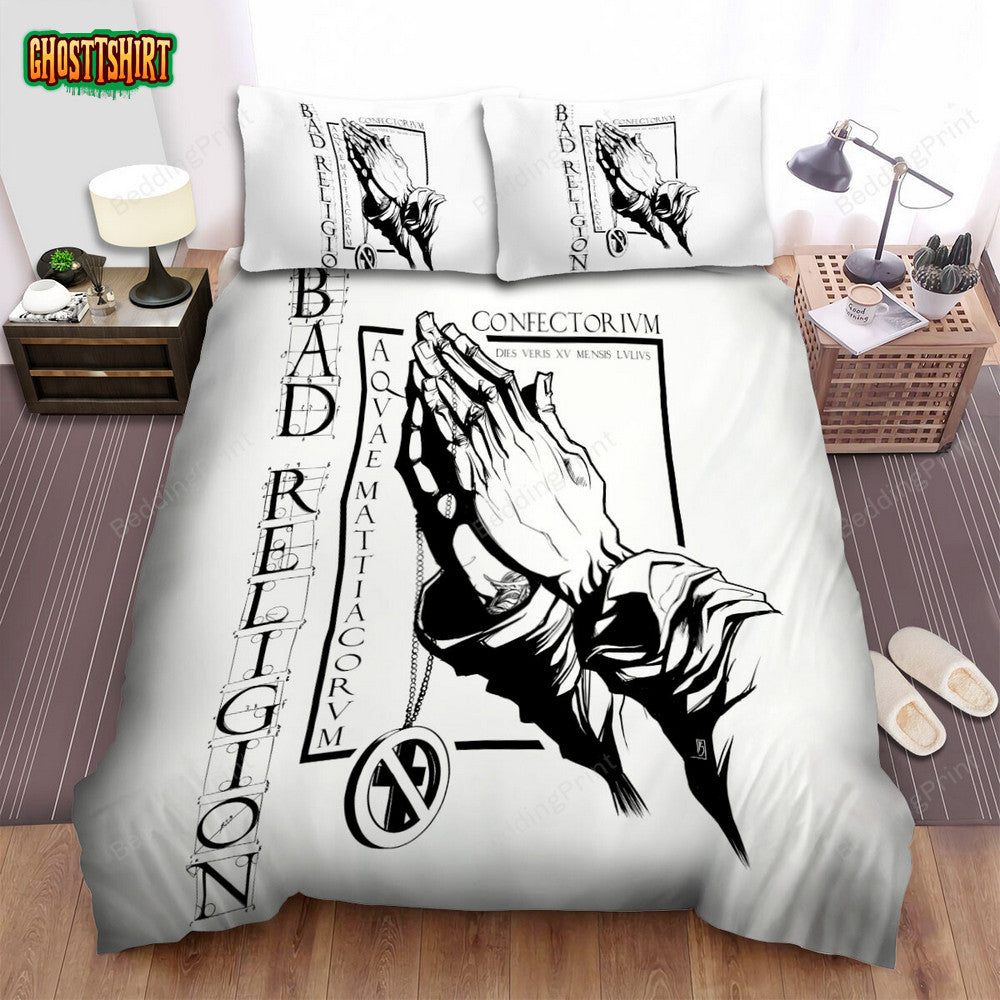 Bad Religion Band Hand Art Bed Sheets Duvet Cover Bedding Set