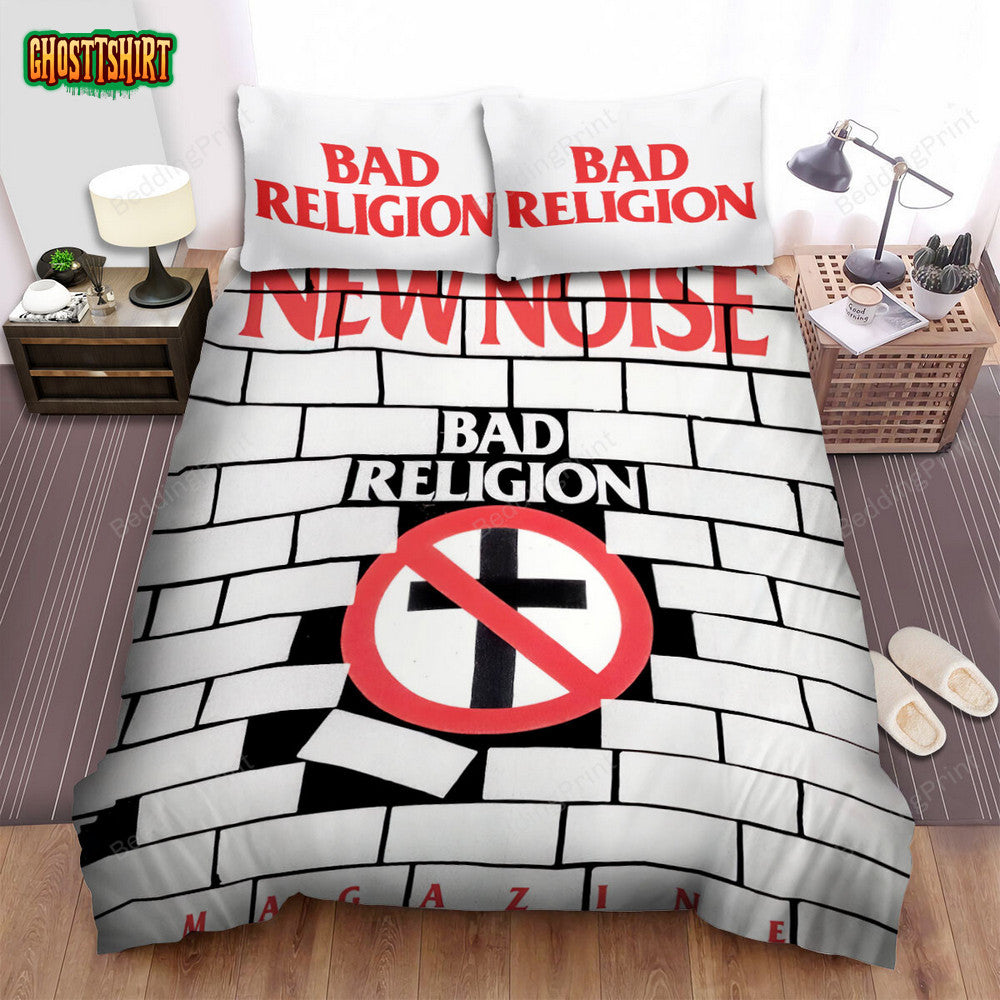 Bad Religion Band New Noise Magazine Bed Sheets Duvet Cover Bedding Set