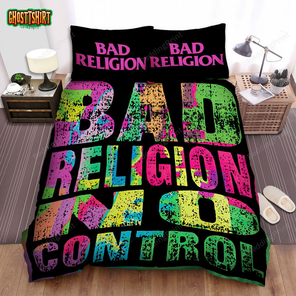 Bad Religion Band No Control Album Cover Bed Sheets Duvet Cover Bedding Set