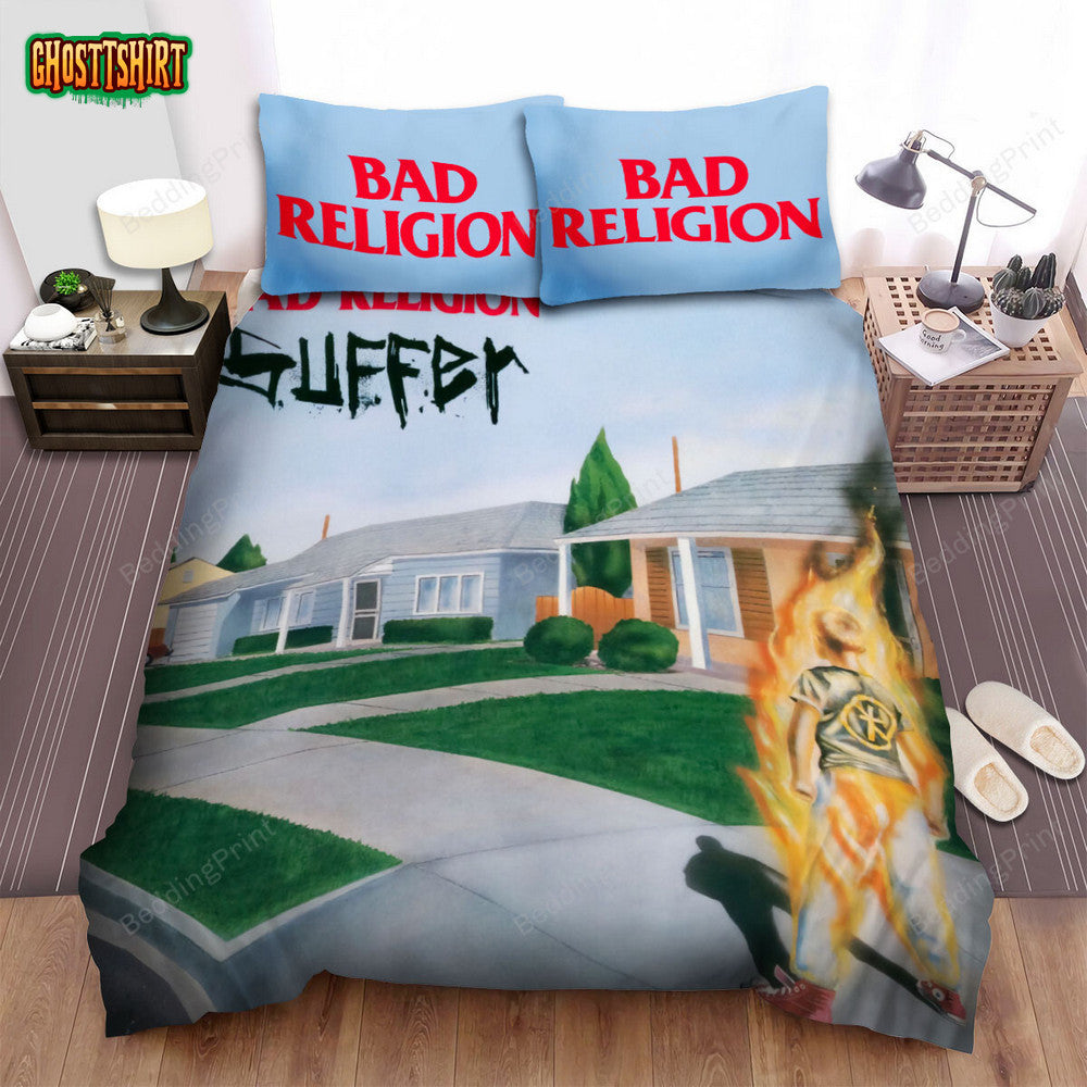 Bad Religion Band Suffer Album Cover Bed Sheets Duvet Cover Bedding Set