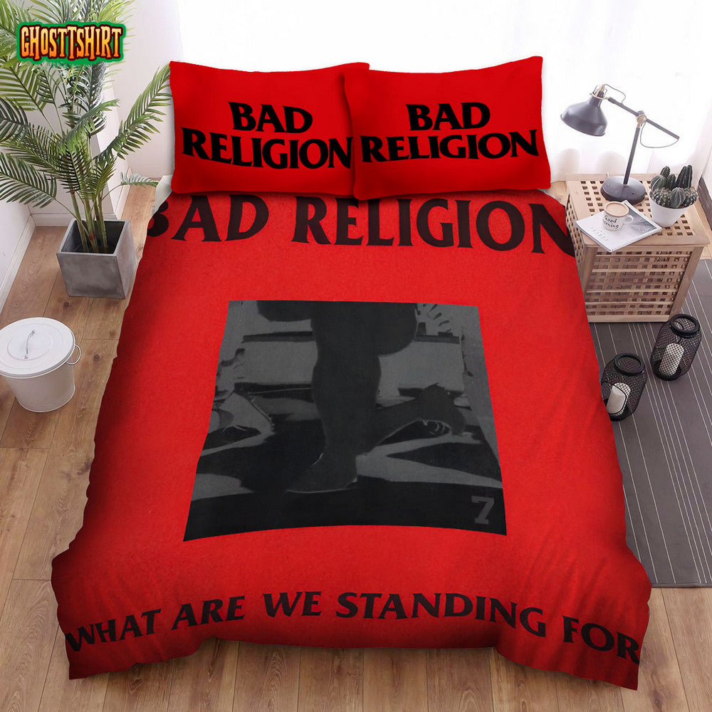 Bad Religion Band What Are We Standing For Album Cover Bed Sheets Duvet Cover Bedding Set