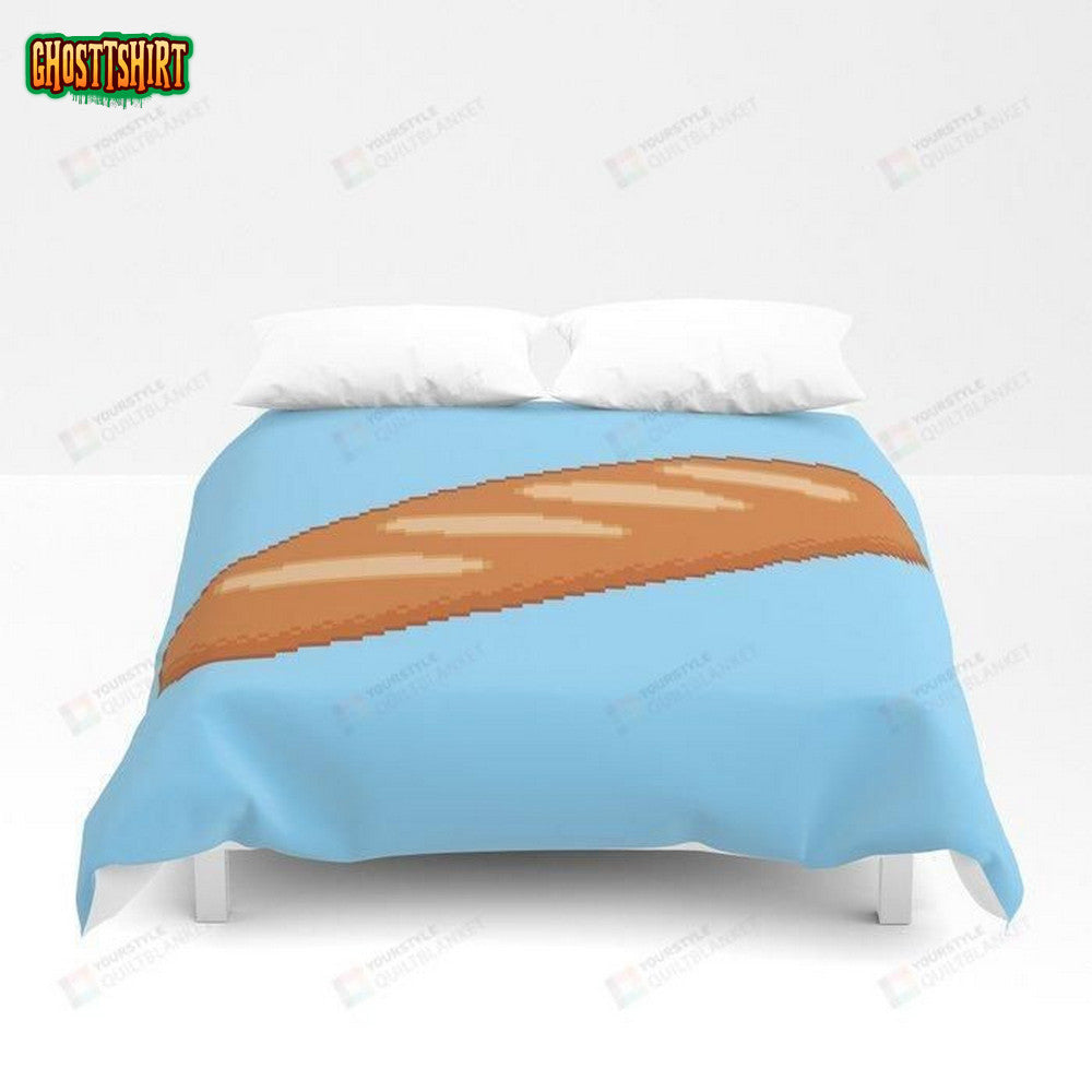 Baguette Cartoon Bed Sheets Duvet Cover Bedding Set