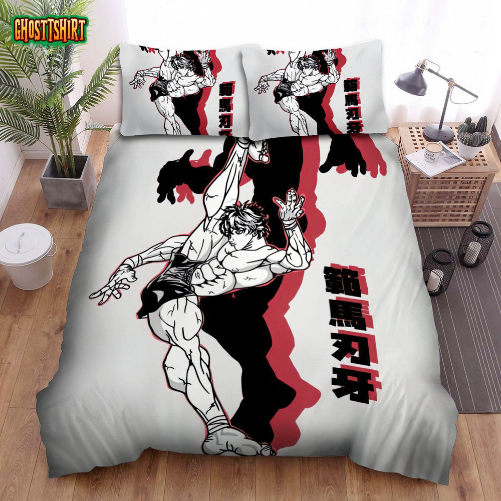 Baki Hanma Poster Bed Sheets Spread Duvet Cover Bedding Set