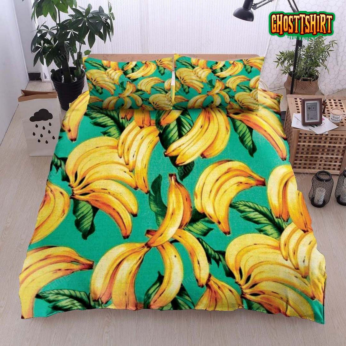 Banana Bed Sheets Duvet Cover Bedding Set
