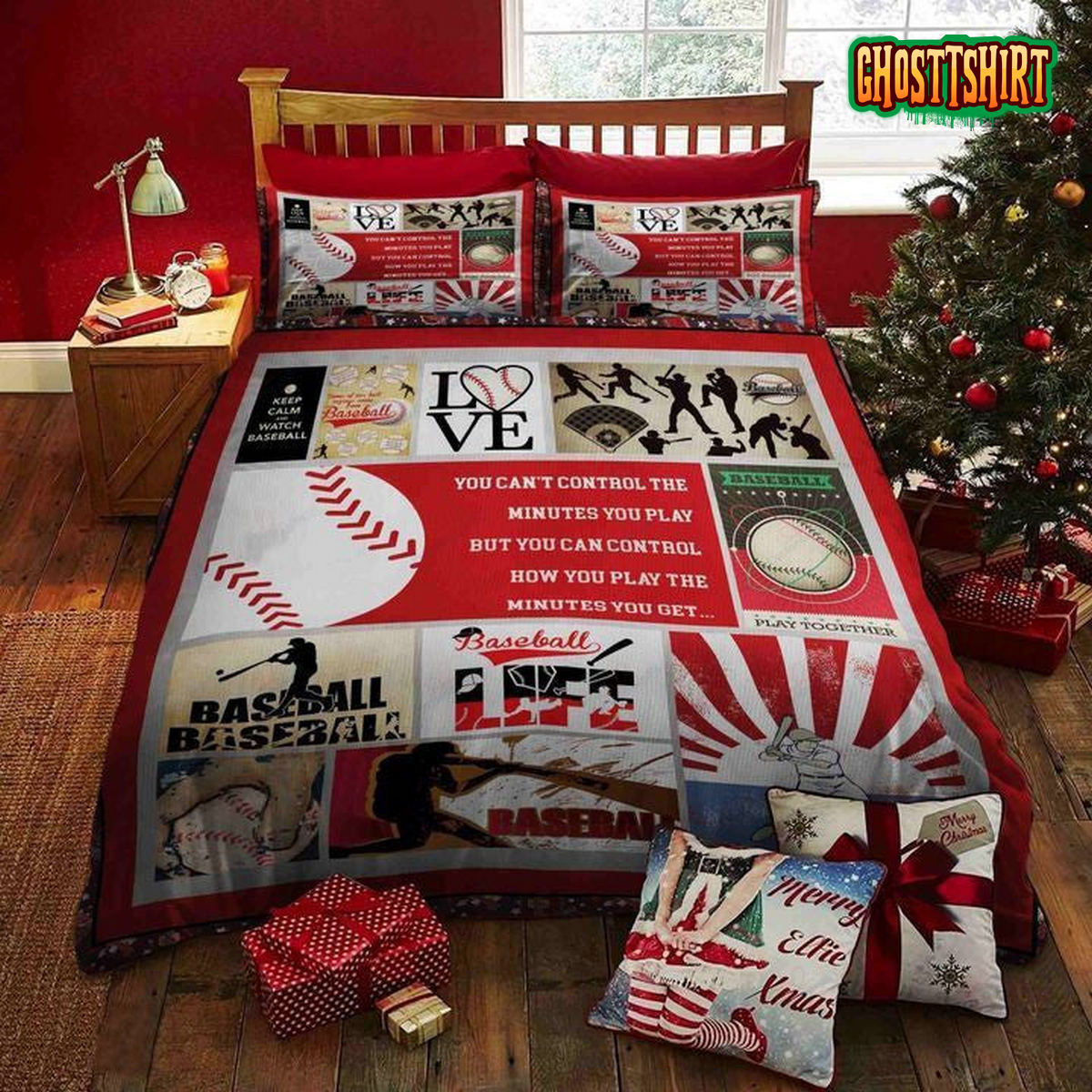 Baseball Its Hard To Beat A Person Bed Sheets Duvet Cover Bedding Set