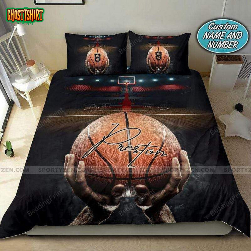 Basketball Hand Hoop Custom Duvet Cover Bedding Set