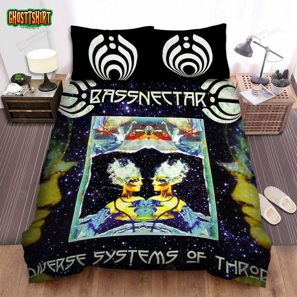 Bassnectar Diverse Systems Of Throb Album Art Cover Bed Sheets Spread Duvet Cover Bedding Set