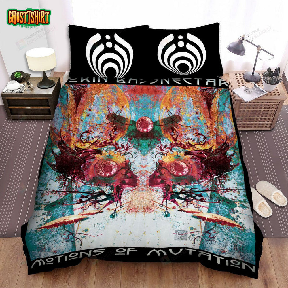 Bassnectar Motions Of Mutation Album Art Cover Bed Sheets Spread Duvet Cover Bedding Set