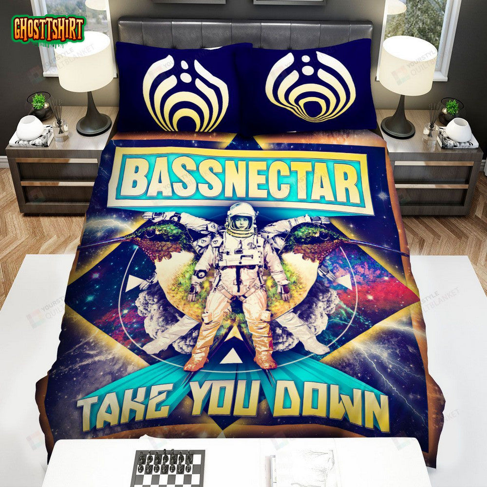 Bassnectar Take You Down Album Art Cover Bed Sheets Spread Duvet Cover Bedding Set