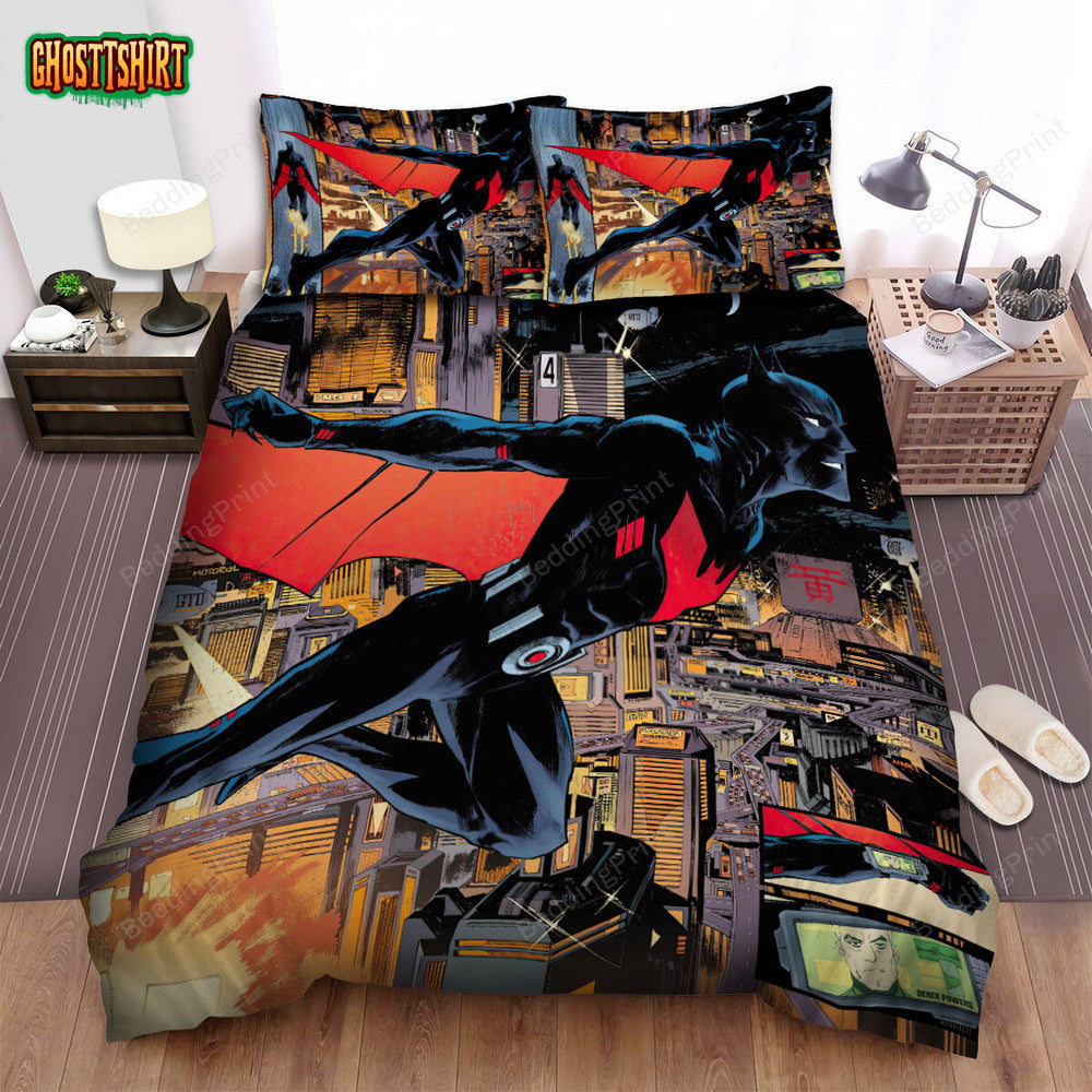 Batman Beyond Animated Series Art 12 Bed Sheets Duvet Cover Bedding Set