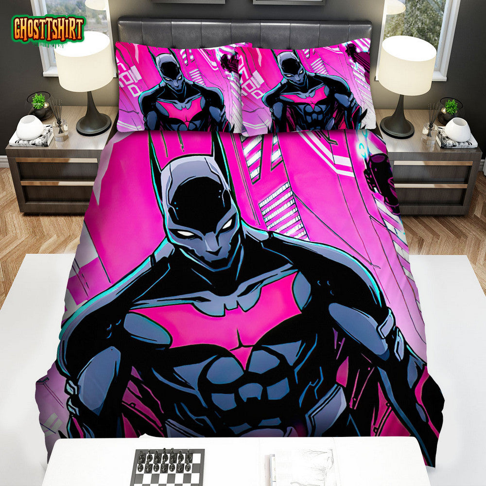 Batman Beyond Animated Series Art 24 Bed Sheets Duvet Cover Bedding Set